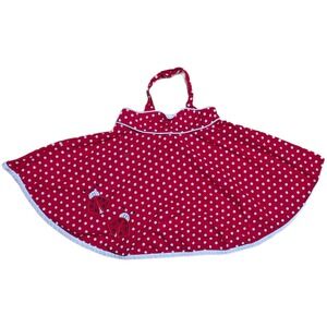 Austin & Ashley Polka Dot Dress Girl Size 24M Red White‎ Ladybug Halter